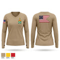 Eagle Troop 88182075 Women's Long Sleeve V-neck Shirt - 1