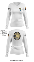 5th Special Forces Group 48922041 Women's Long Sleeve V-neck Shirt - 2