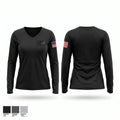 CPD Local 143 Women's Long Sleeve V-neck Shirt - 1