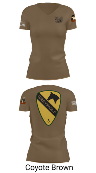 Womens Short Sleeve Vneck Shirt, 1st cav Div 3abct, , Teamtime, Team time, sublimation, custom sports apparel, team uniforms, spirit wear, spiritwear, sports uniforms, custom shirts, team store, custom team store, fundraiser sports, apparel fundraiser