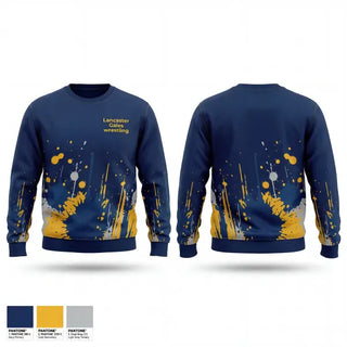 Crew Neck Sweatshirt, Lancaster Gales wrestling, Wrestling, Teamtime, Team time, sublimation, custom sports apparel, team uniforms, spirit wear, spiritwear, sports uniforms, custom shirts, team store, custom team store, fundraiser sports, apparel fundraiser