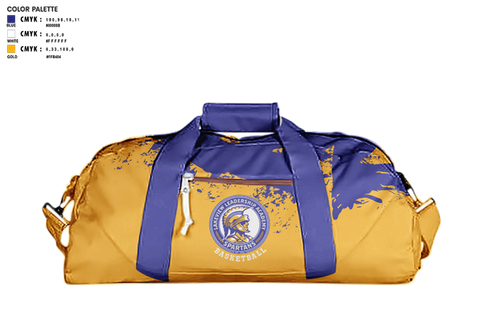 Duffle Bag, Spartans, Men's Basketball, Teamtime, Team time, sublimation, custom sports apparel, team uniforms, spirit wear, spiritwear, sports uniforms, custom shirts, team store, custom team store, fundraiser sports, apparel fundraiser