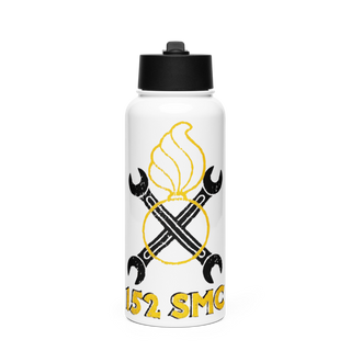 152 SMC 19539753 Stainless Steel Water Bottle with a Straw Lid