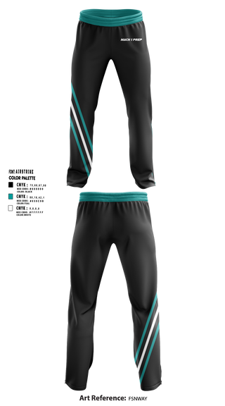 Sweatpants, Mach 1 Prep, Track & Field, Teamtime, Team time, sublimation, custom sports apparel, team uniforms, spirit wear, spiritwear, sports uniforms, custom shirts, team store, custom team store, fundraiser sports, apparel fundraiser