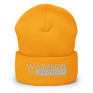 Warrior University Cuffed Beanie | Yupoong 1501KC