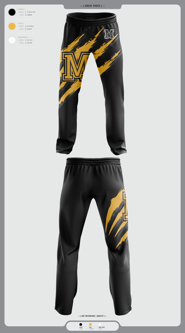 Sweatpants, Marceline Tigers, , Teamtime, Team time, sublimation, custom sports apparel, team uniforms, spirit wear, spiritwear, sports uniforms, custom shirts, team store, custom team store, fundraiser sports, apparel fundraiser