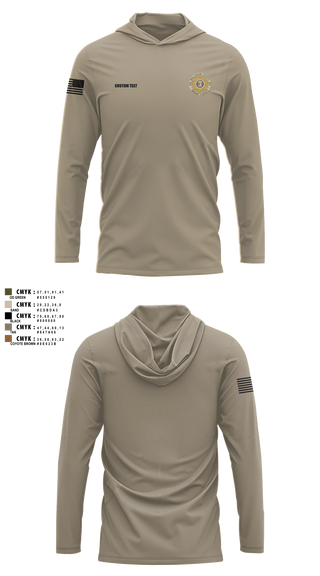 Long Sleeve Performance Shirt with hood, Bollinger County Sheriff’s Office, Police, Teamtime, Team time, sublimation, custom sports apparel, team uniforms, spirit wear, spiritwear, sports uniforms, custom shirts, team store, custom team store, fundraiser sports, apparel fundraiser