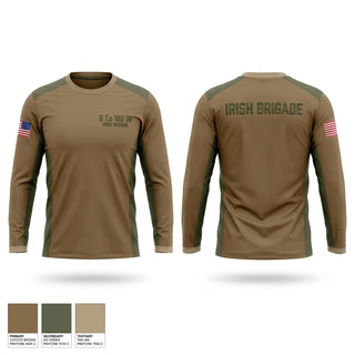 Long Sleeve Performance Shirt, D Co 1-69 IN, National Guard, Teamtime, Team time, sublimation, custom sports apparel, team uniforms, spirit wear, spiritwear, sports uniforms, custom shirts, team store, custom team store, fundraiser sports, apparel fundraiser