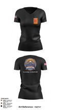Honey Badgers / 30X 25750949 Women's Short Sleeve V-neck Shirt - 3
