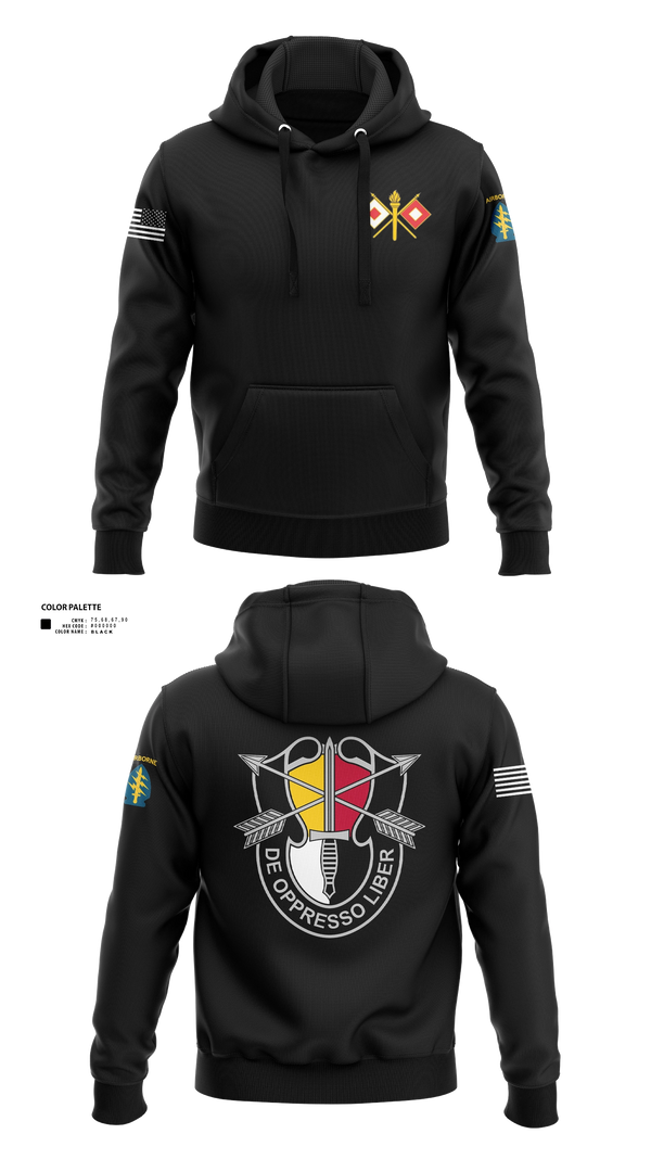 Hoodie, HHC 3SFG, Army, Teamtime, Team time, sublimation, custom sports apparel, team uniforms, spirit wear, spiritwear, sports uniforms, custom shirts, team store, custom team store, fundraiser sports, apparel fundraiser