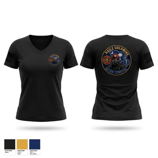 Womens Short Sleeve Vneck Shirt, Haile Gold Mine Mine Rescue, EMS/EMT, Teamtime, Team time, sublimation, custom sports apparel, team uniforms, spirit wear, spiritwear, sports uniforms, custom shirts, team store, custom team store, fundraiser sports, apparel fundraiser