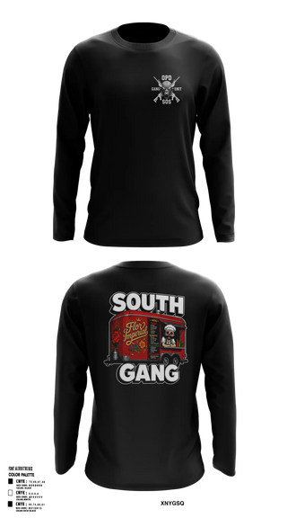 Long Sleeve Performance Shirt, South Gang Unit, Police, Teamtime, Team time, sublimation, custom sports apparel, team uniforms, spirit wear, spiritwear, sports uniforms, custom shirts, team store, custom team store, fundraiser sports, apparel fundraiser