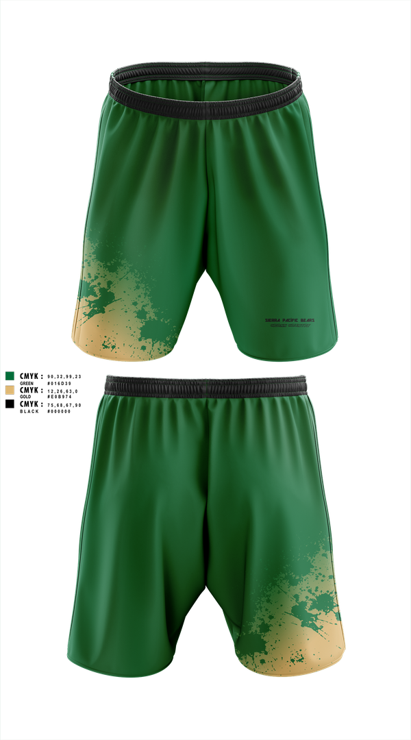 Athletic Shorts With Pockets, Sierra Pacífic Bears, Cross Country, Teamtime, Team time, sublimation, custom sports apparel, team uniforms, spirit wear, spiritwear, sports uniforms, custom shirts, team store, custom team store, fundraiser sports, apparel fundraiser