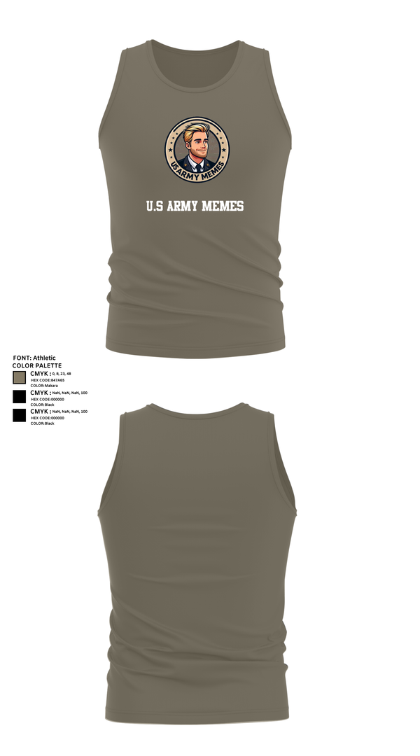 Tank Top, U.S Army memes, , Teamtime, Team time, sublimation, custom sports apparel, team uniforms, spirit wear, spiritwear, sports uniforms, custom shirts, team store, custom team store, fundraiser sports, apparel fundraiser