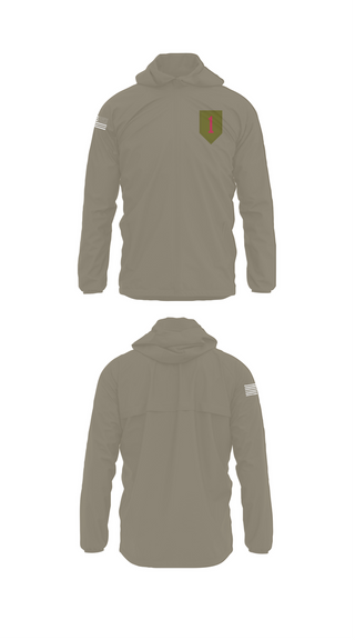 Windbreaker, 1st Infantry Division, Army, Teamtime, Team time, sublimation, custom sports apparel, team uniforms, spirit wear, spiritwear, sports uniforms, custom shirts, team store, custom team store, fundraiser sports, apparel fundraiser