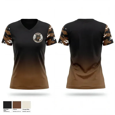 Rondo Rottweilers 90068056 Women's Short Sleeve V-neck Shirt - 1