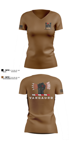 Womens Short Sleeve Vneck Shirt, 1ST PLT 76TH CEC-S, Army, Teamtime, Team time, sublimation, custom sports apparel, team uniforms, spirit wear, spiritwear, sports uniforms, custom shirts, team store, custom team store, fundraiser sports, apparel fundraiser