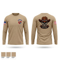 Cheyenne US Army Recruiting Company Long Sleeve Performance Shirt - 1