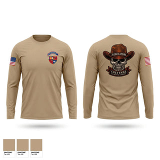 Long Sleeve Performance Shirt, Cheyenne US Army Recruiting Company, Army, Teamtime, Team time, sublimation, custom sports apparel, team uniforms, spirit wear, spiritwear, sports uniforms, custom shirts, team store, custom team store, fundraiser sports, apparel fundraiser