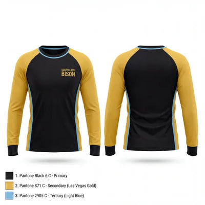 South Lady Bison 33548190 Long Sleeve Performance Shirt 1