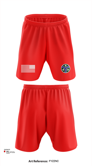 Athletic Shorts With Pockets, 278th Armored Cavalry Regiment, National Guard, Teamtime, Team time, sublimation, custom sports apparel, team uniforms, spirit wear, spiritwear, sports uniforms, custom shirts, team store, custom team store, fundraiser sports, apparel fundraiser