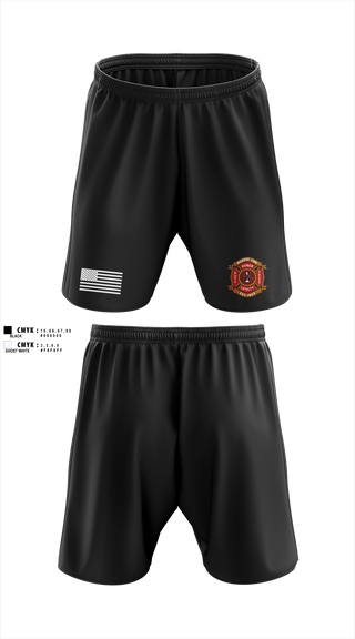 Athletic Shorts With Pockets, Monroe Fire Rescue, Fire Department, Teamtime, Team time, sublimation, custom sports apparel, team uniforms, spirit wear, spiritwear, sports uniforms, custom shirts, team store, custom team store, fundraiser sports, apparel fundraiser