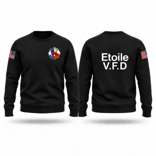 Crew Neck Sweatshirt, Etoile volunteer fire department, Fire Department, Teamtime, Team time, sublimation, custom sports apparel, team uniforms, spirit wear, spiritwear, sports uniforms, custom shirts, team store, custom team store, fundraiser sports, apparel fundraiser