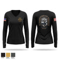 Temple Station Women's Long Sleeve V-neck Shirt - 1