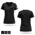 New Britain SWAT Women's Short Sleeve V-neck Shirt - 1