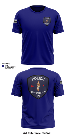 Short Sleeve Performance Shirt, Morgantown Police Department, Police, Teamtime, Team time, sublimation, custom sports apparel, team uniforms, spirit wear, spiritwear, sports uniforms, custom shirts, team store, custom team store, fundraiser sports, apparel fundraiser
