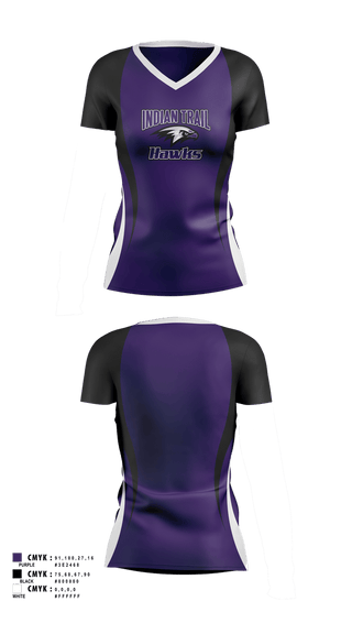 Womens Short Sleeve Vneck Shirt, Hawks, , Teamtime, Team time, sublimation, custom sports apparel, team uniforms, spirit wear, spiritwear, sports uniforms, custom shirts, team store, custom team store, fundraiser sports, apparel fundraiser