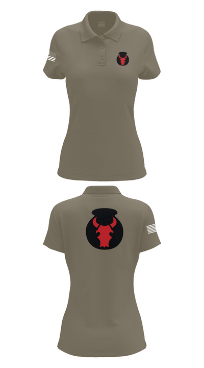 2nd Brigade Combat Team, 34th Infantry Division 70641214 Women's Short Sleeve Performance Polo  - 71