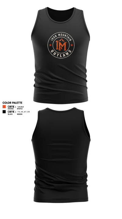 Iron mountain outlaws 97351578 Tank Top - 101
