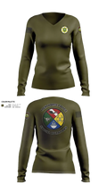 Muscogee Nation Special Operations 96454937 Women's Long Sleeve V-neck Shirt - 21