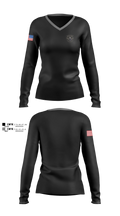 Garfield Heights Police Women's Long Sleeve V-neck Shirt - 3