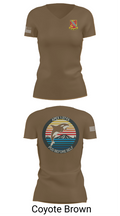 A BTRY, 1-37FAR 4037747 Women's Short Sleeve V-neck Shirt - 8