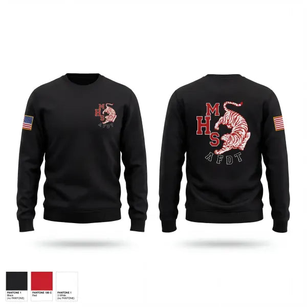 Crew Neck Sweatshirt, MHS Armed Fancy Drill Team, Army, Teamtime, Team time, sublimation, custom sports apparel, team uniforms, spirit wear, spiritwear, sports uniforms, custom shirts, team store, custom team store, fundraiser sports, apparel fundraiser