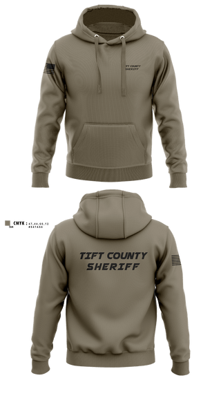Hoodie, Tift County Sheriff, Police, Teamtime, Team time, sublimation, custom sports apparel, team uniforms, spirit wear, spiritwear, sports uniforms, custom shirts, team store, custom team store, fundraiser sports, apparel fundraiser