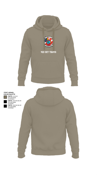 Hoodie, VQ3 Det Travis, , Teamtime, Team time, sublimation, custom sports apparel, team uniforms, spirit wear, spiritwear, sports uniforms, custom shirts, team store, custom team store, fundraiser sports, apparel fundraiser