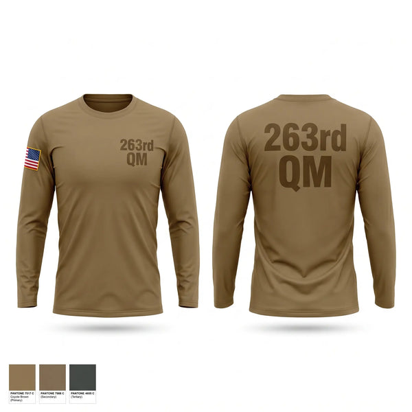 Long Sleeve Performance Shirt, 263rd QM, Army, Teamtime, Team time, sublimation, custom sports apparel, team uniforms, spirit wear, spiritwear, sports uniforms, custom shirts, team store, custom team store, fundraiser sports, apparel fundraiser