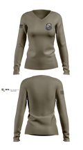 3-140th 75815319 Women's Long Sleeve V-neck Shirt - 102