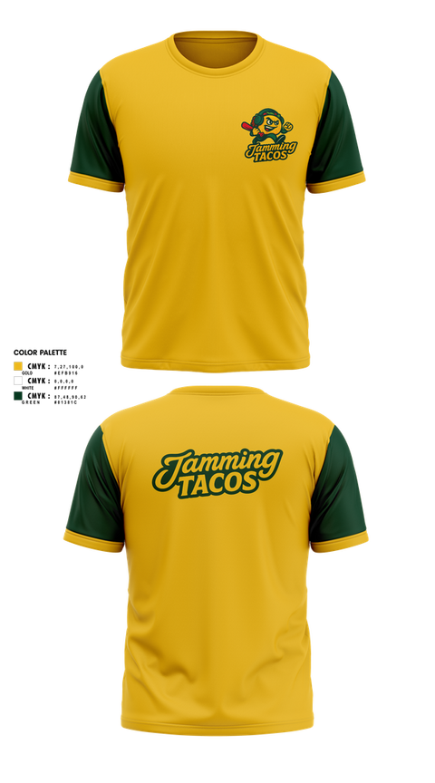 Short Sleeve Performance Shirt, Jamming Tacos, Baseball, Teamtime, Team time, sublimation, custom sports apparel, team uniforms, spirit wear, spiritwear, sports uniforms, custom shirts, team store, custom team store, fundraiser sports, apparel fundraiser