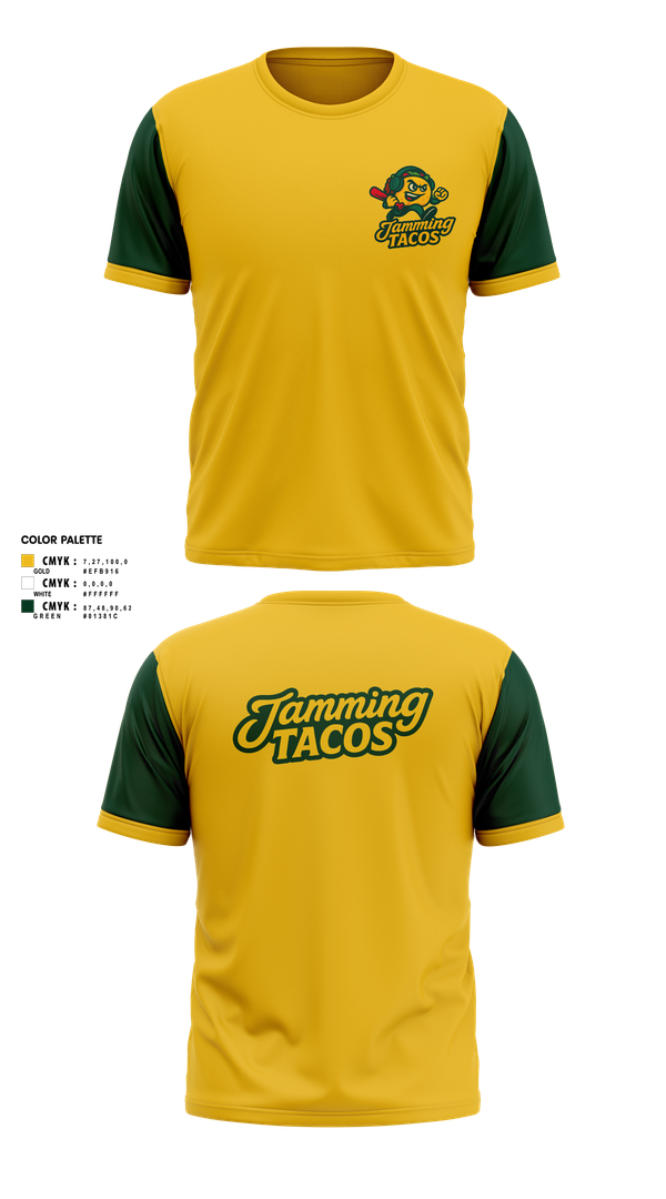 Short Sleeve Performance Shirt, Jamming Tacos, Baseball, Teamtime, Team time, sublimation, custom sports apparel, team uniforms, spirit wear, spiritwear, sports uniforms, custom shirts, team store, custom team store, fundraiser sports, apparel fundraiser