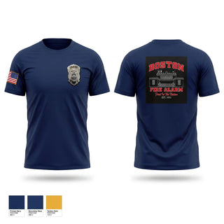 Short Sleeve Performance Shirt, Boston Fire Alarm, Fire Department, Teamtime, Team time, sublimation, custom sports apparel, team uniforms, spirit wear, spiritwear, sports uniforms, custom shirts, team store, custom team store, fundraiser sports, apparel fundraiser