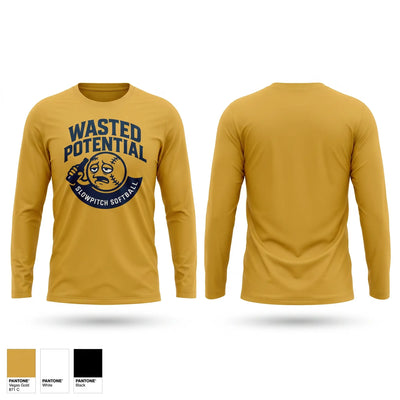 Wasted Potential Long Sleeve Performance Shirt - 2