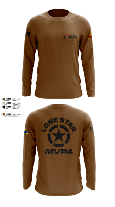 Lone Star MVPA 905145 Long Sleeve Performance Shirt 2