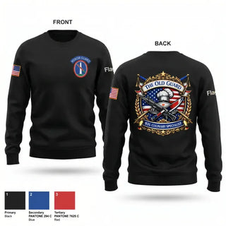Crew Neck Sweatshirt, 529th 4-3 Battalion The Old Guard, Army, Teamtime, Team time, sublimation, custom sports apparel, team uniforms, spirit wear, spiritwear, sports uniforms, custom shirts, team store, custom team store, fundraiser sports, apparel fundraiser