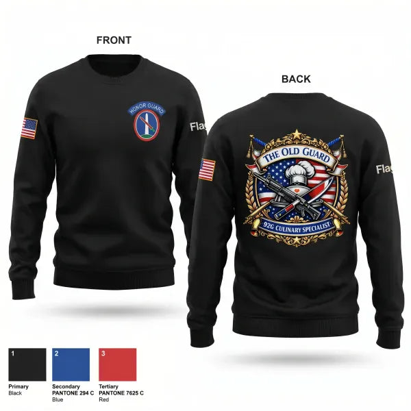 Crew Neck Sweatshirt, 529th 4-3 Battalion The Old Guard, Army, Teamtime, Team time, sublimation, custom sports apparel, team uniforms, spirit wear, spiritwear, sports uniforms, custom shirts, team store, custom team store, fundraiser sports, apparel fundraiser