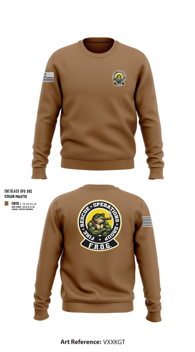 Fire Rescue Operations Group 65022293 Crew Neck Sweatshirt - 100
