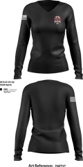 The Nightmare 34301444 Women's Long Sleeve V-neck Shirt - 5